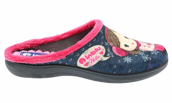 Pantofle dámské boty domácí Doll LOL