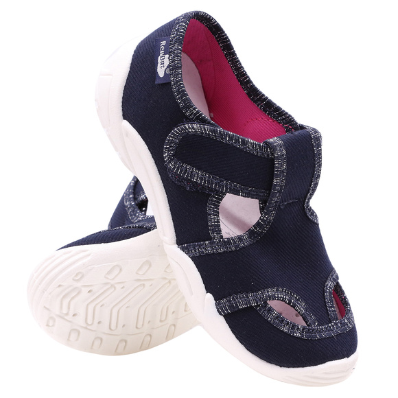 Dětské textilní pantofle Obuv na suchý zip