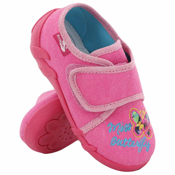 Dětské textilní pantofle Obuv na suchý zip