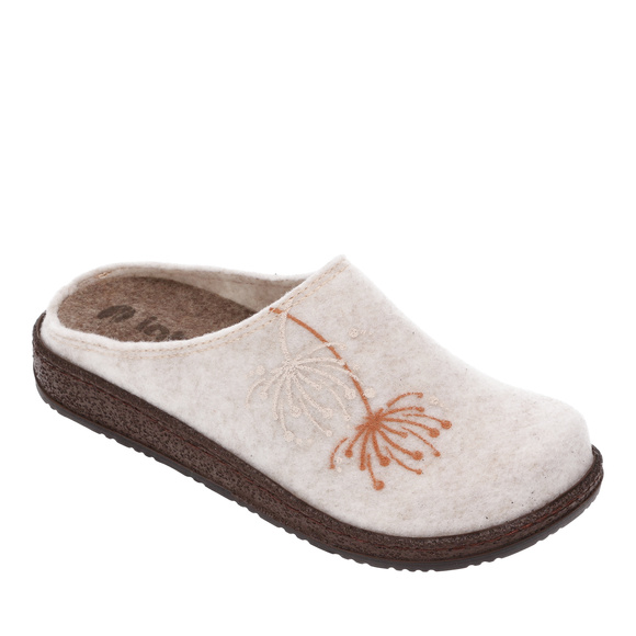 Dámské pohodlné domácí pantofle Felt