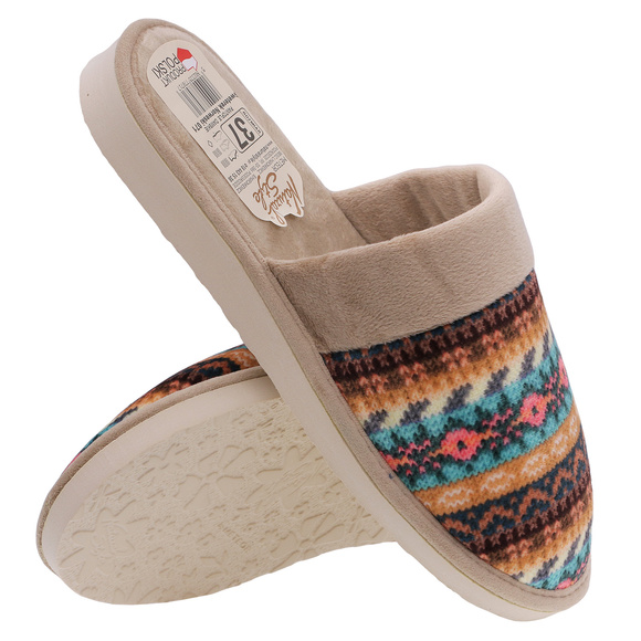 Dámské vnitřní pantofle norský vzor