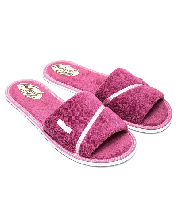 Dámské domácí pantofle s otevřenou špičkou FROTTE