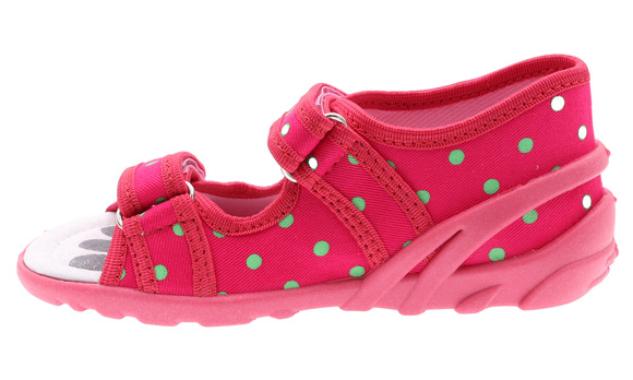 Dětské textilní pantofle Sandály na suchý zip