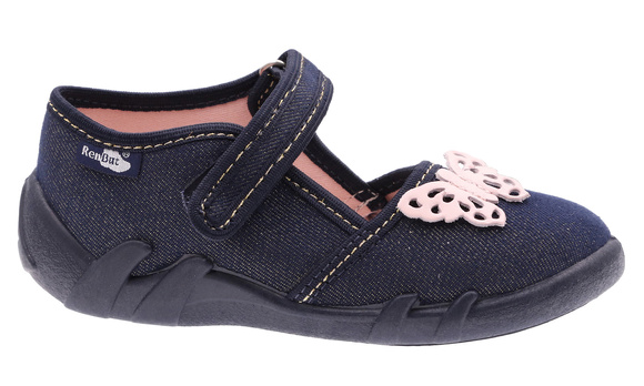 Dětské textilní pantofle