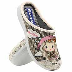 Pantofle dámské boty domácí Doll LOL