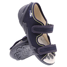 Dětské textilní pantofle Sandály na suchý zip