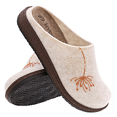 Dámské pohodlné domácí pantofle Felt