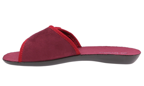 Dámské nízké vnitřní pantofle se zapínáním na suchý zip bez špičky