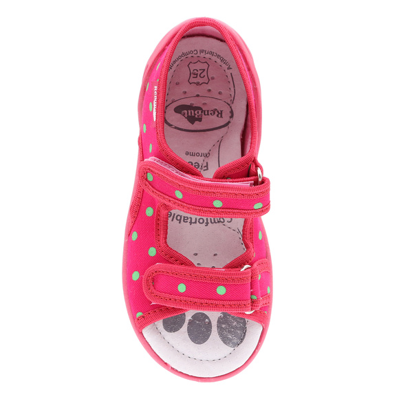 Dětské textilní pantofle Sandály na suchý zip