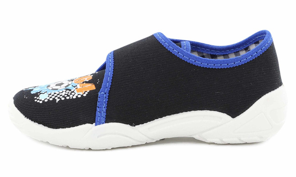 Dětské textilní pantofle na suchý zip