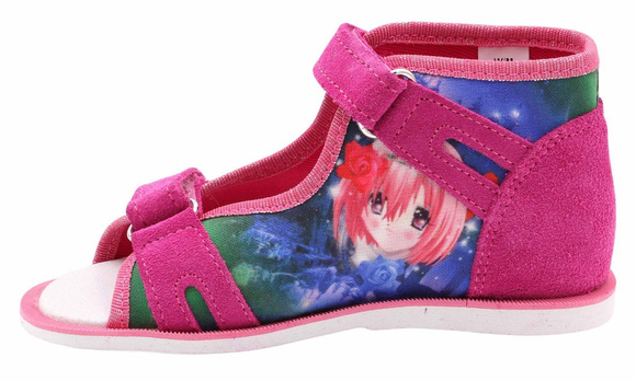Dětské profylaktické pantofle na suchý zip