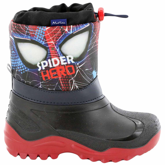Dětské sněhule na zimu s motivem Spidermana