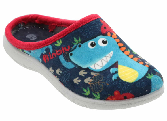 Dětské pantofle teplé domácí boty Dino