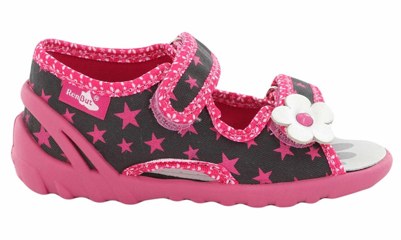 Dětské textilní pantofle Sandály na suchý zip