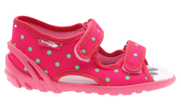 Dětské textilní pantofle Sandály na suchý zip