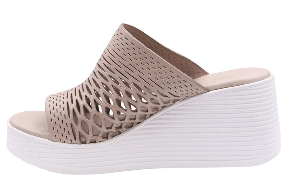 Dámské profylaktické vysoké otevřené žabky na platformách