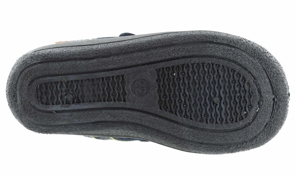 Dětská textilní obuv pantofle