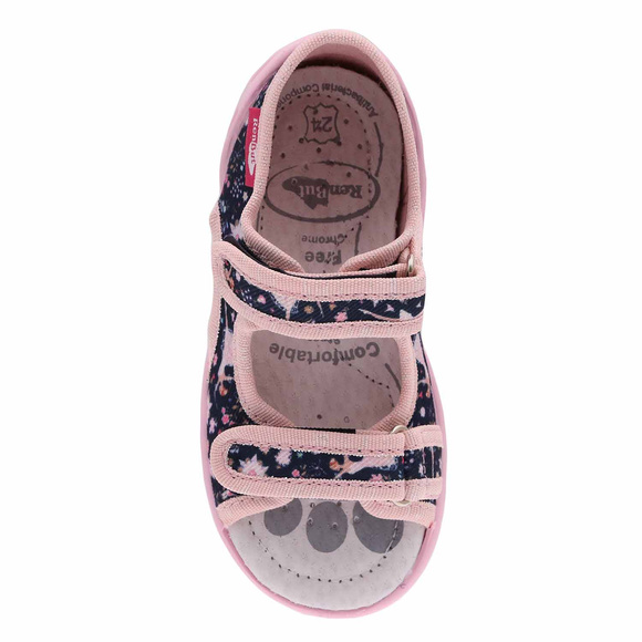 Dětské textilní pantofle Sandály na suchý zip