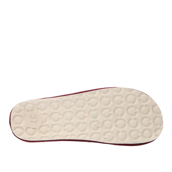 Dámské domácí pantofle plstěné / vyjímatelná stélka