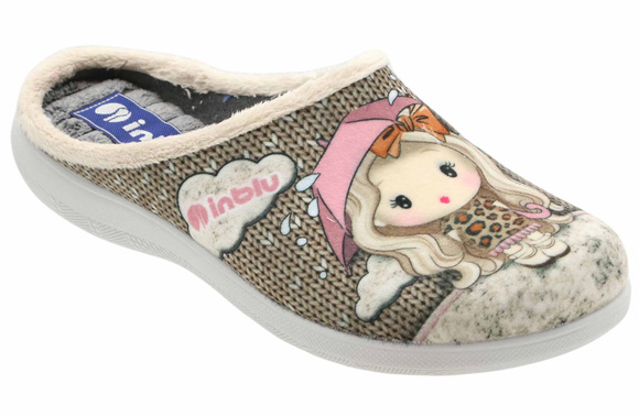 Pantofle dámské boty domácí Doll LOL