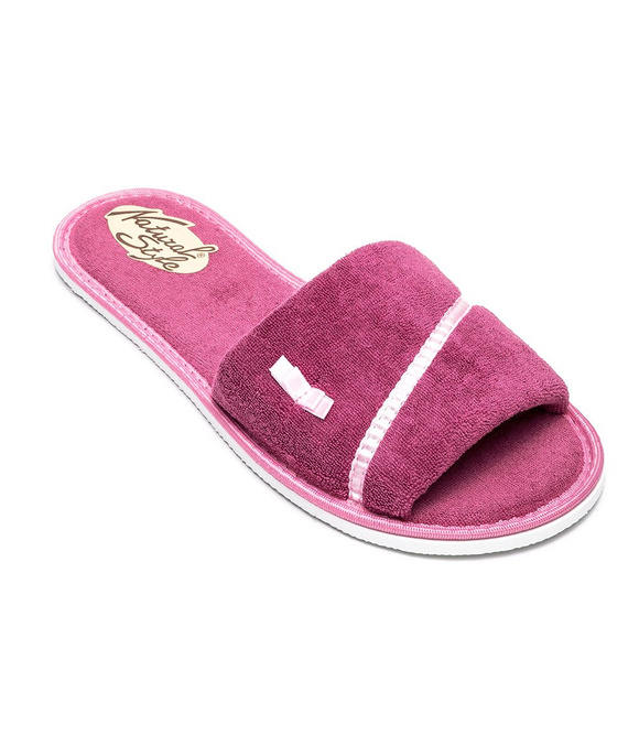 Dámské domácí pantofle s otevřenou špičkou FROTTE