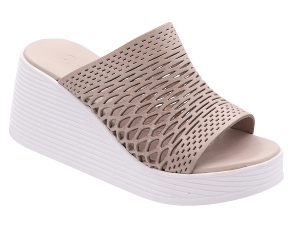 Dámské profylaktické vysoké otevřené žabky na platformách