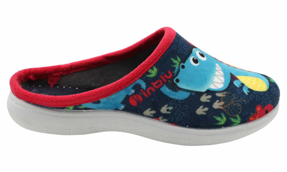 Dětské pantofle teplé domácí boty Dino
