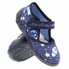 Dětské textilní pantofle