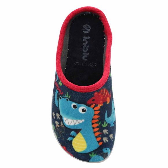 Dětské pantofle teplé domácí boty Dino