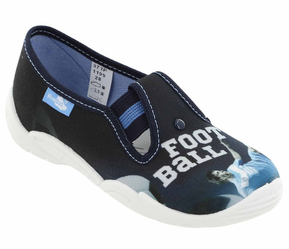 Dětské textilní pantofle s gumičkou