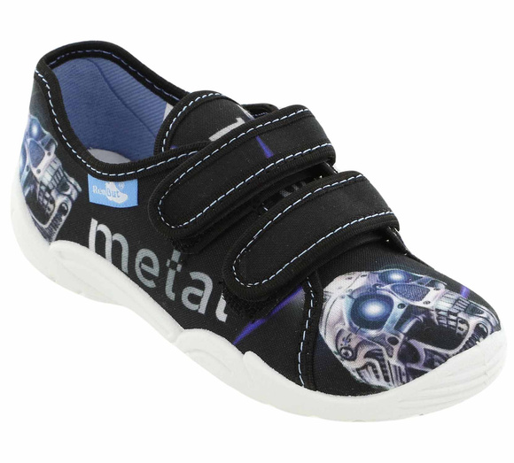 Dětské textilní pantofle na suchý zip