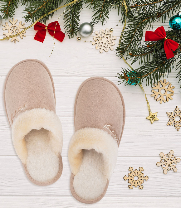 Dámské vnitřní hřejivé pantofle