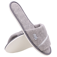 Dámské domácí pantofle s otevřenou špičkou FROTTE