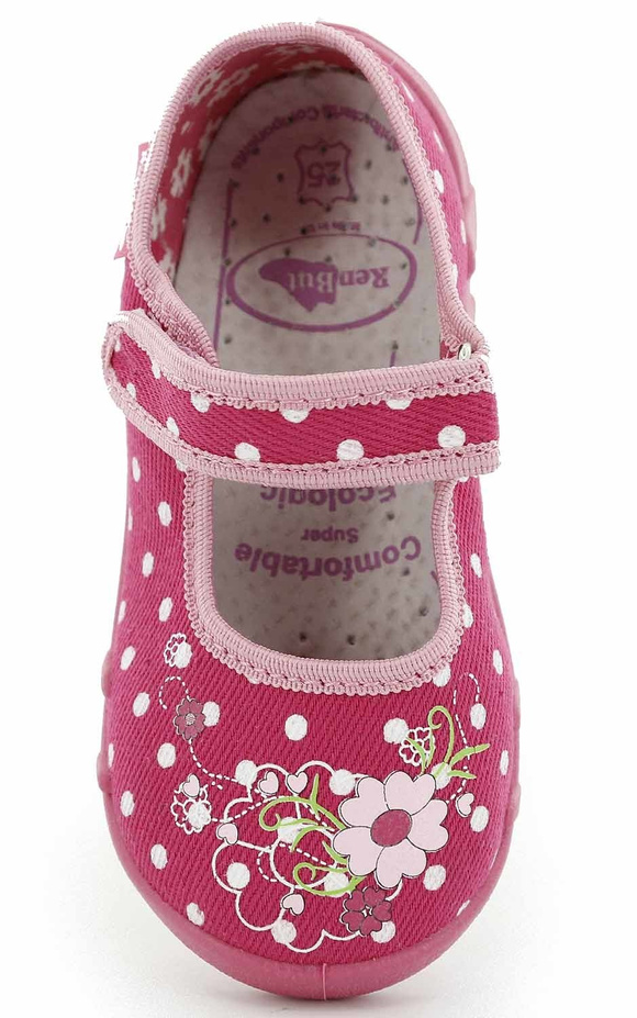 Dětská textilní obuv pantofle