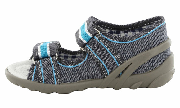 Dětské textilní pantofle Sandály na suchý zip