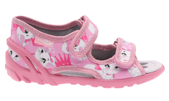 Dětské textilní pantofle Sandály na suchý zip