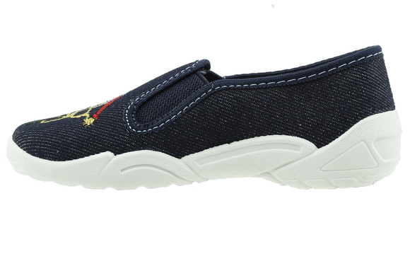 Dětská textilní obuv pantofle