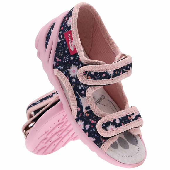 Dětské textilní pantofle Sandály na suchý zip