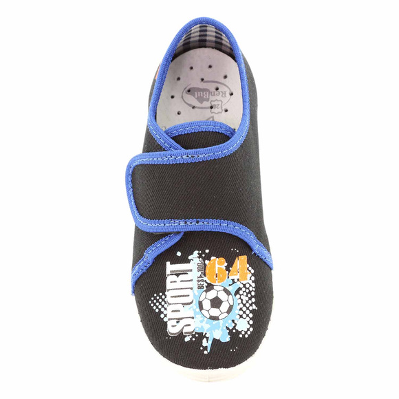 Dětské textilní pantofle na suchý zip