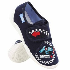 Dětské textilní pantofle na suchý zip