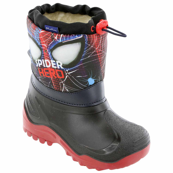Dětské sněhule na zimu s motivem Spidermana