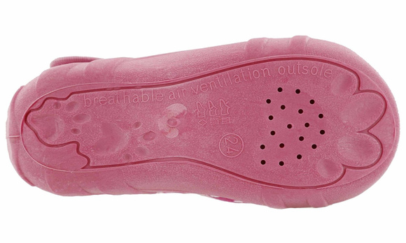 Dětská textilní obuv pantofle