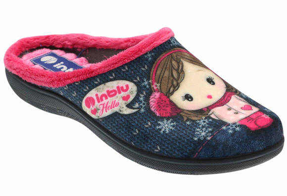 Pantofle dámské boty domácí Doll LOL