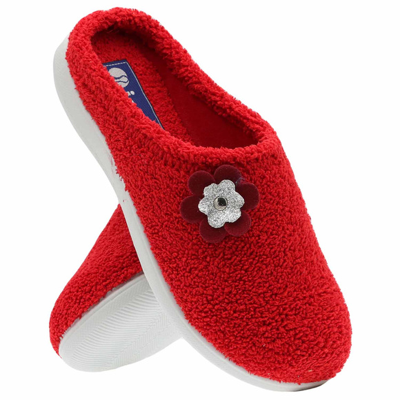 Dámské domácí pantofle z froté tkaniny