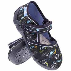 Dětské textilní pantofle