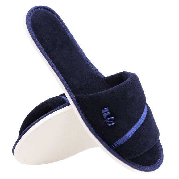 Dámské domácí pantofle s otevřenou špičkou FROTTE